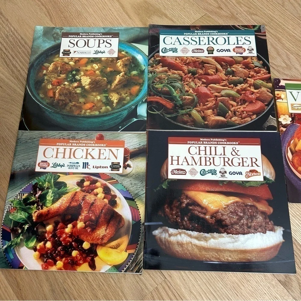 Popular Brands Cookbooks Bundle Modern Publishing’s Soup Chicken Casserole